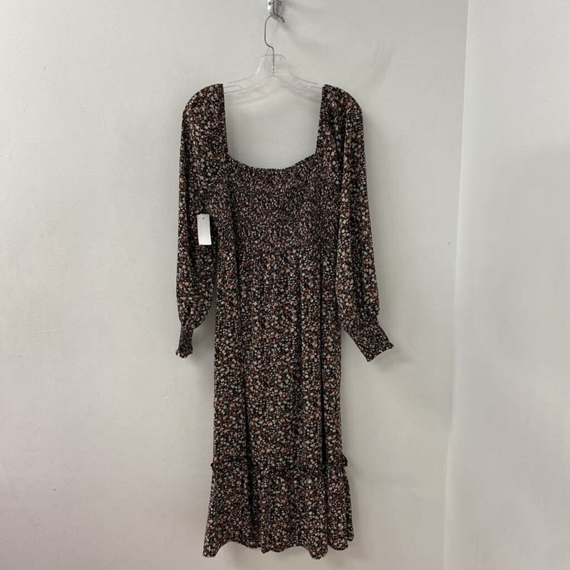 WOMEN'S DRESS black pink white mix M