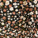 WOMEN'S DRESS black pink white mix M