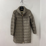 HERNO WOMEN'S COAT black cream mix XS