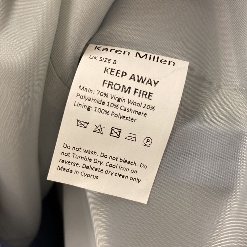 KAREN MILLEN WOMEN'S COAT blue 4