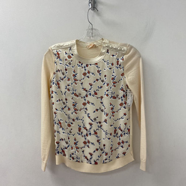 TORY BURCH WOMEN'S TOP cream mix XS
