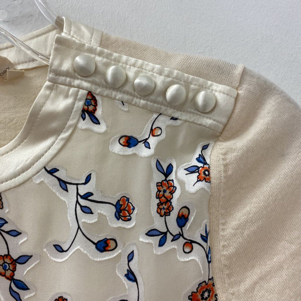 TORY BURCH WOMEN'S TOP cream mix XS