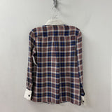 TORY BURCH WOMEN'S BLOUSE/SHIRT navy white burgundy mix 0