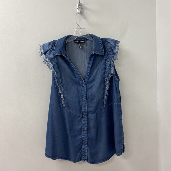 LOVE & LEGEND WOMEN'S TOP blue 16