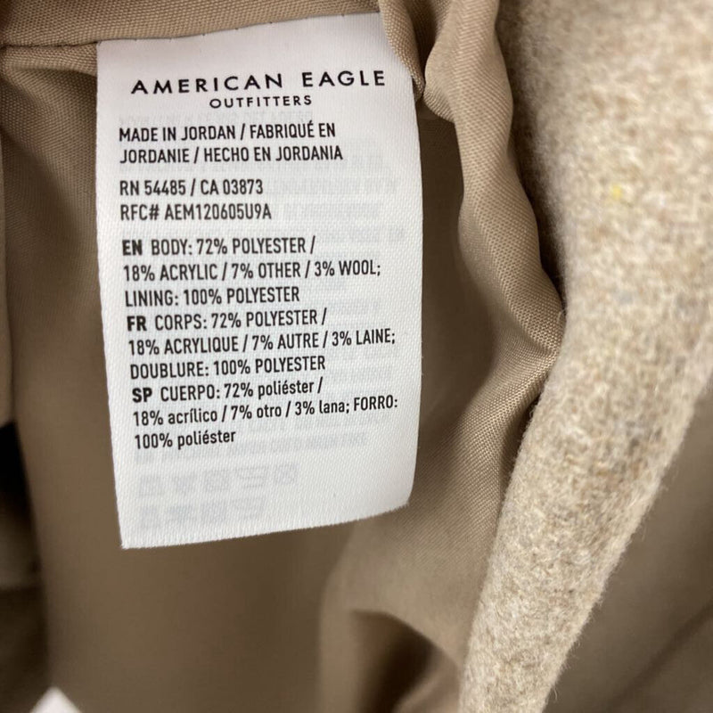 AMERICAN EAGLE WOMEN'S BLAZER/JACKET oatmeal S
