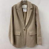 AMERICAN EAGLE WOMEN'S BLAZER/JACKET oatmeal M