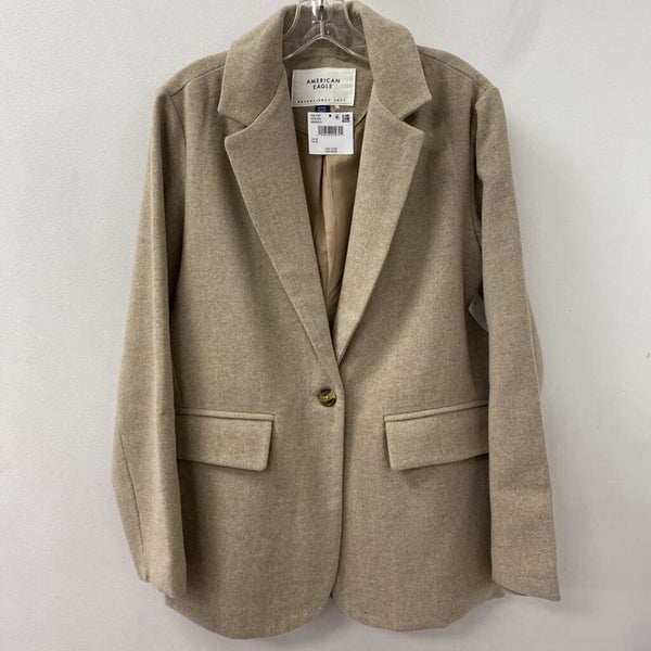 AMERICAN EAGLE WOMEN'S BLAZER/JACKET oatmeal M