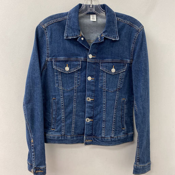 H&M WOMEN'S DENIM JACKET blue 10