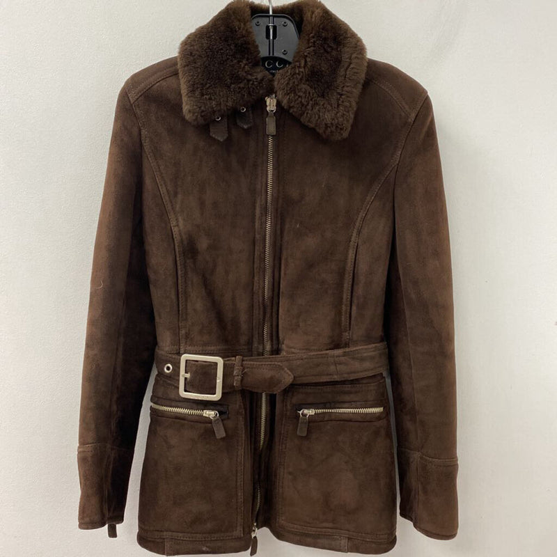 GUCCI WOMEN'S COAT brown XS/40