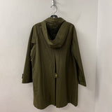 M&S WOMEN'S COAT olive green 14