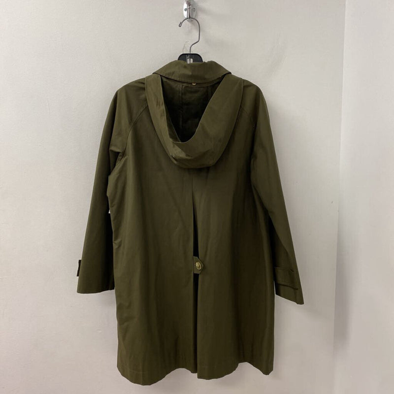 M&S WOMEN'S COAT olive green 14