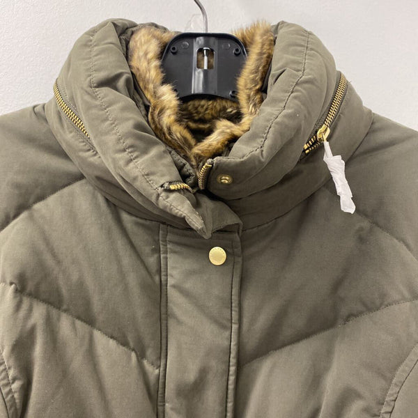 COLE HAAN WOMEN'S COAT olive green XL
