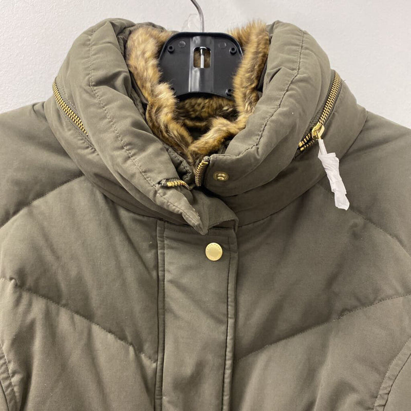 COLE HAAN WOMEN'S COAT olive green XL