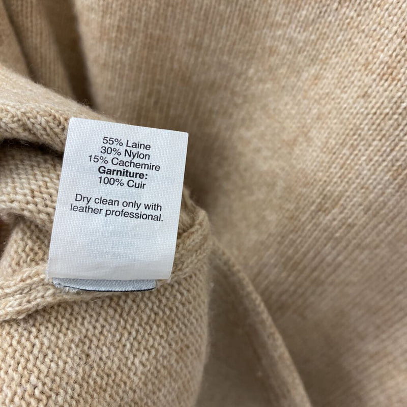 J CREW WOMEN'S SWEATER tan S
