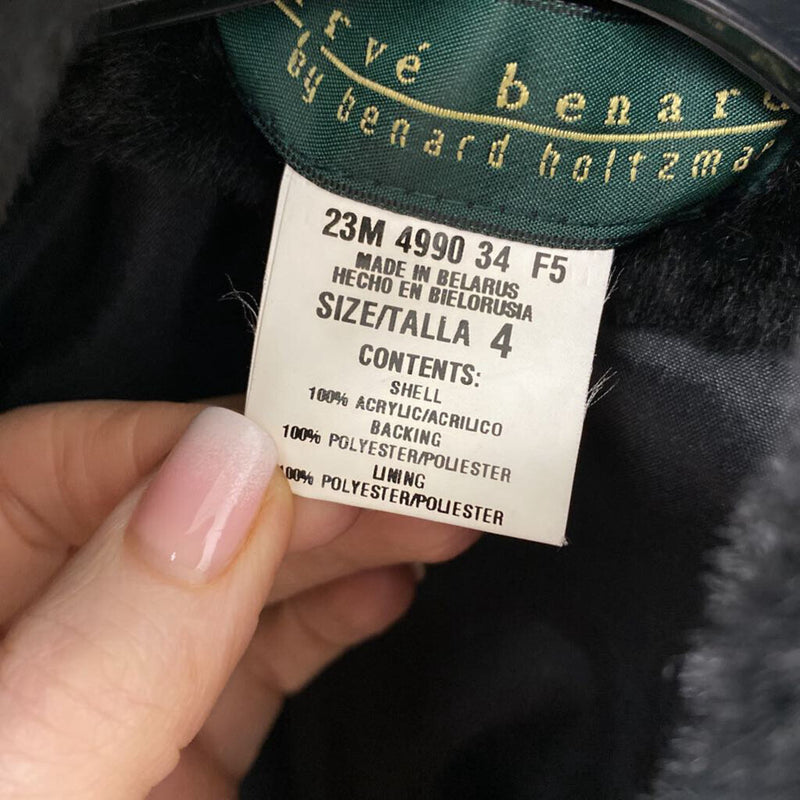 HARVE BENARD WOMEN'S COAT black 4