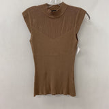 RW&CO WOMEN'S TOP brown S