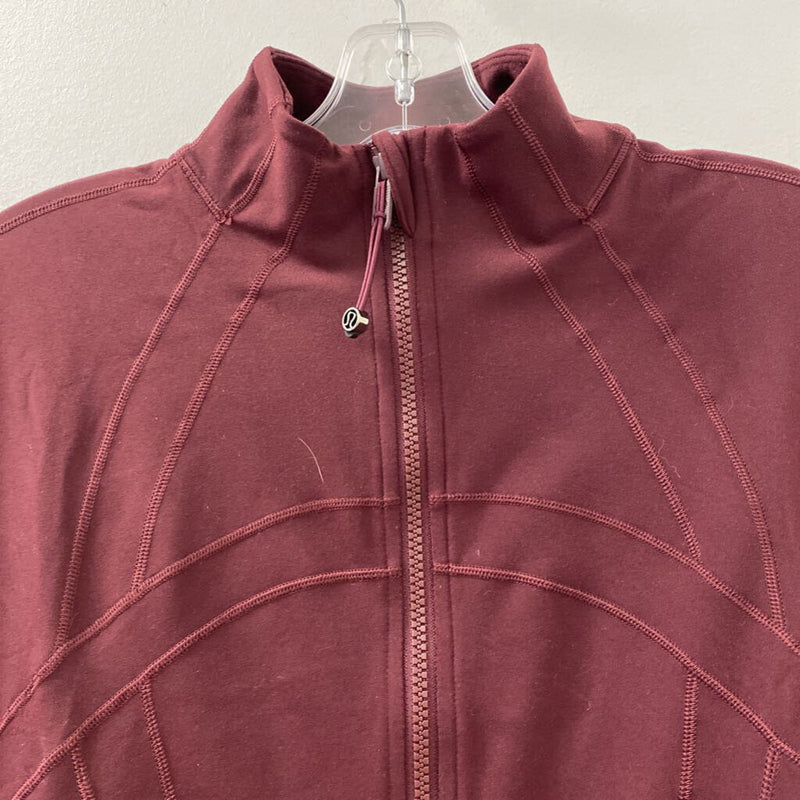 LULULEMON WOMEN'S ACTIVE TOP burgundy 4