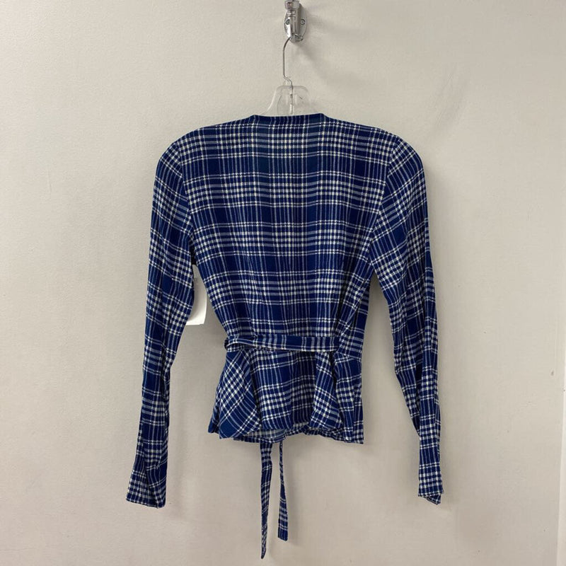 WILFRED WOMEN'S TOP blue white mix XS