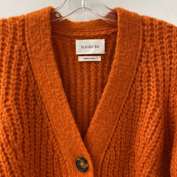 Eleven Six WOMEN'S CARDIGAN orange XS/S