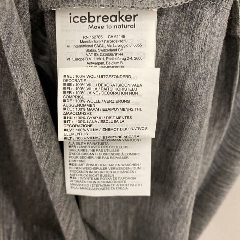 ICEBREAKER WOMEN'S T-SHIRT grey Men's M