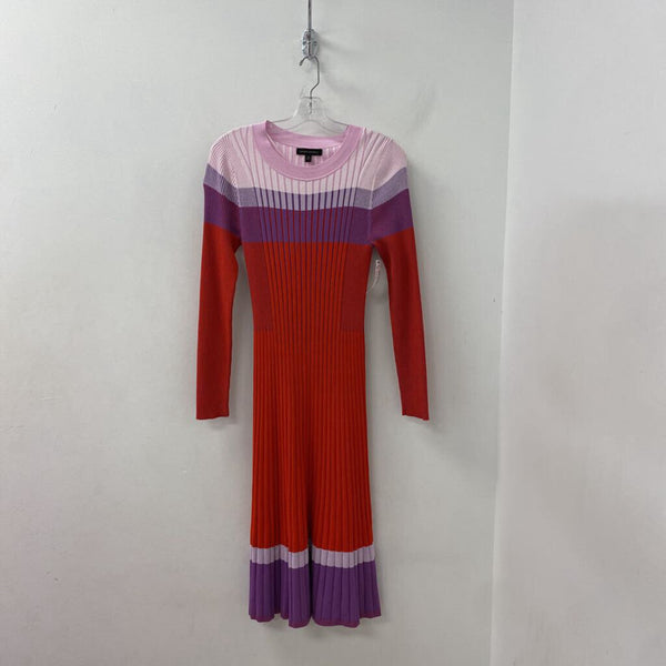 Banana Republic WOMEN'S DRESS red purple mix M