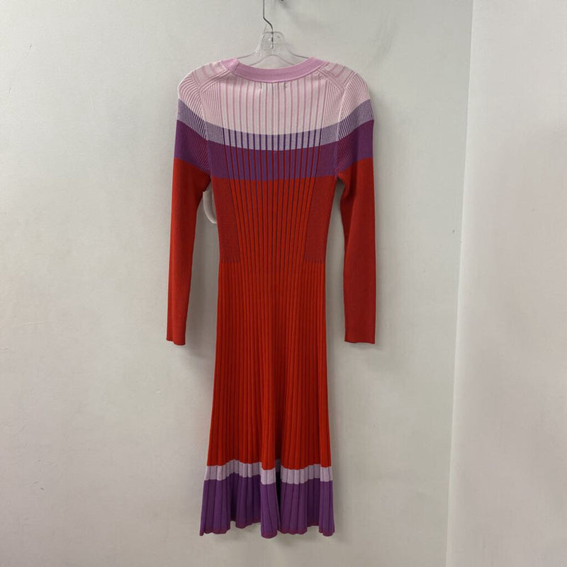 Banana Republic WOMEN'S DRESS red purple mix M
