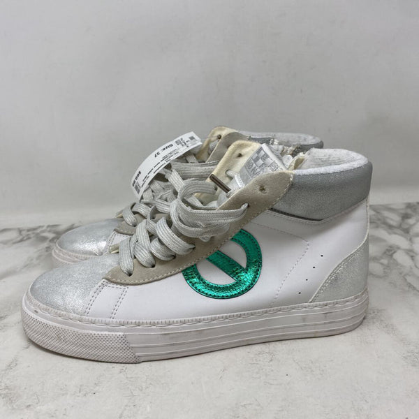 NO NAME WOMEN'S SNEAKERS white silver green mix 37