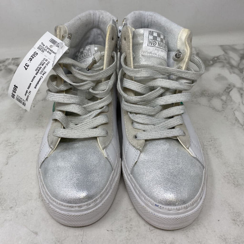 NO NAME WOMEN'S SNEAKERS white silver green mix 37