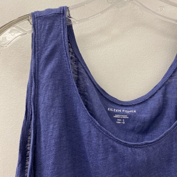 EILEEN FISHER WOMEN'S TANK/CAMI blue L