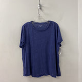 EILEEN FISHER WOMEN'S T-SHIRT blue L