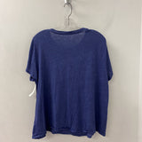 EILEEN FISHER WOMEN'S T-SHIRT blue L
