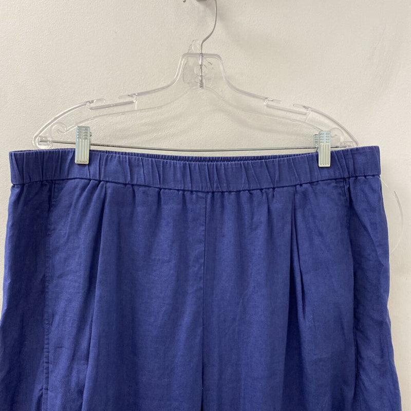 EILEEN FISHER WOMEN'S PANTS blue XL