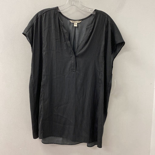 Banana Republic WOMEN'S TOP black tan mix XL