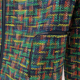 AKRIS punto WOMEN'S BLAZER/JACKET green navy red mix 4