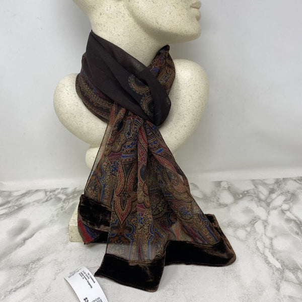 WOMEN'S SCARF/SHAWL brown burgundy