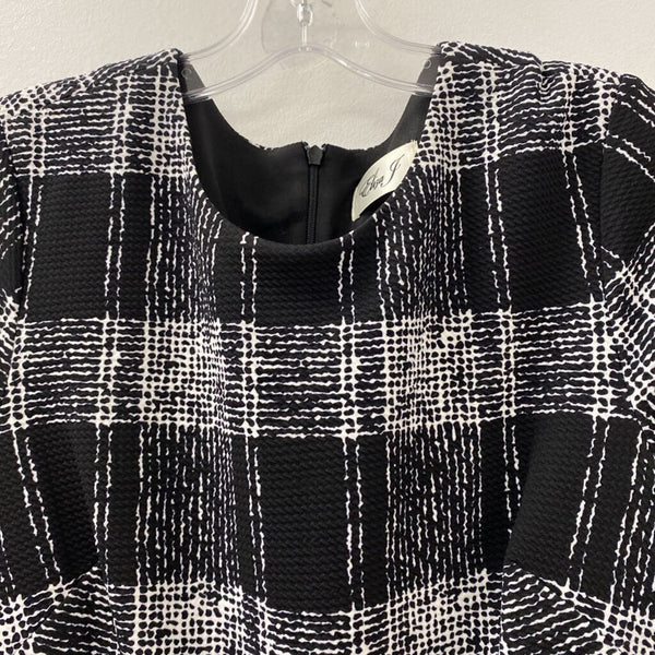 ELIZA J WOMEN'S DRESS black white mix 10