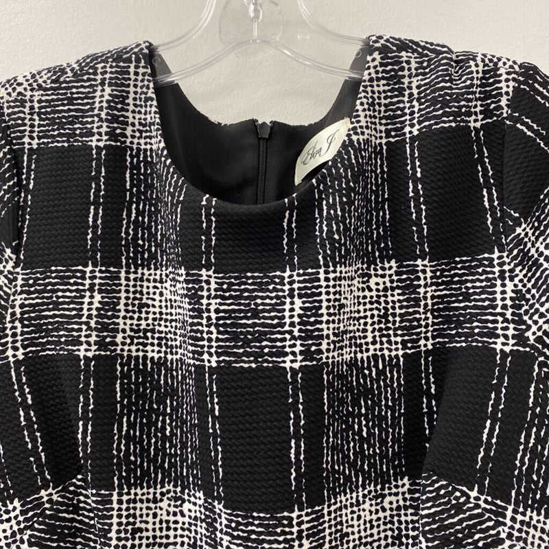 ELIZA J WOMEN'S DRESS black white mix 10