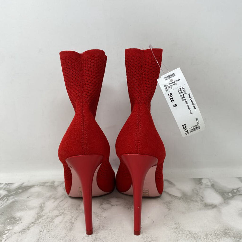 ALDO WOMEN'S HEELS red 6