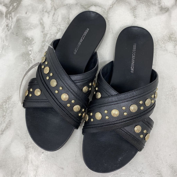 REBECCA MINKOFF WOMEN'S FLATS black 8.5