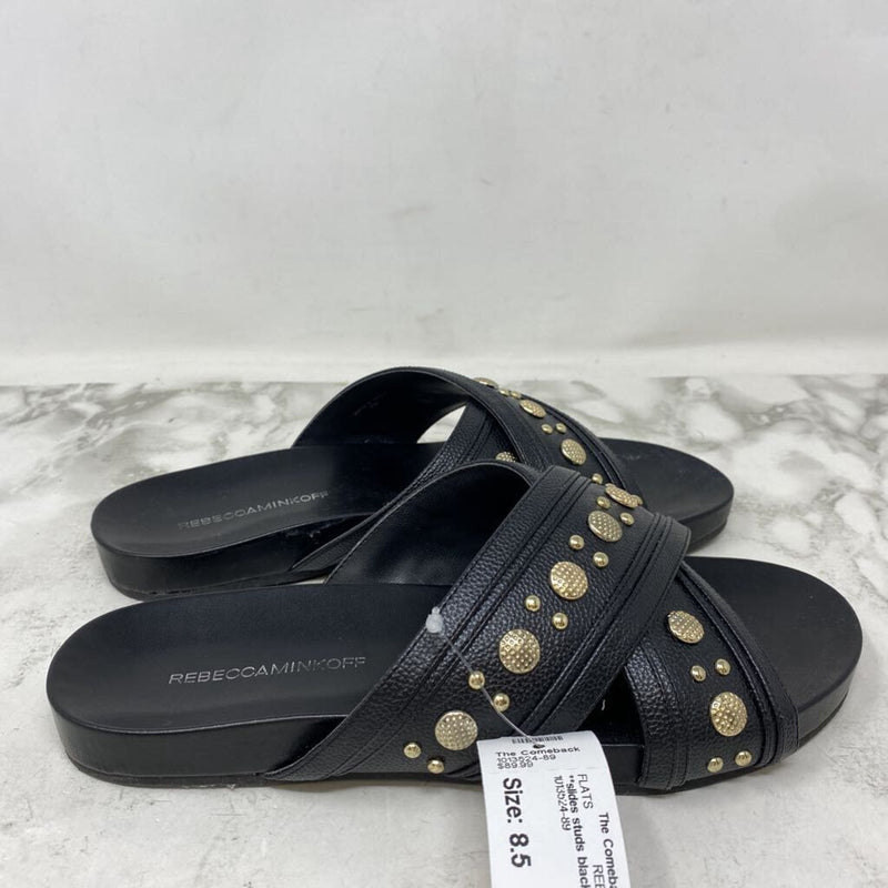 REBECCA MINKOFF WOMEN'S FLATS black 8.5