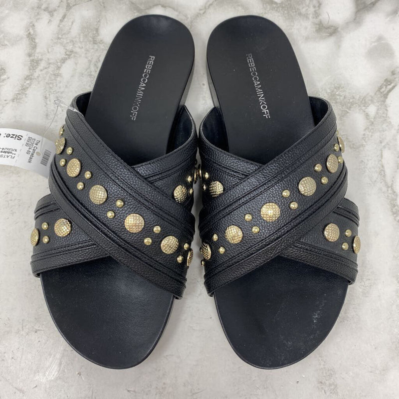 REBECCA MINKOFF WOMEN'S FLATS black 8.5
