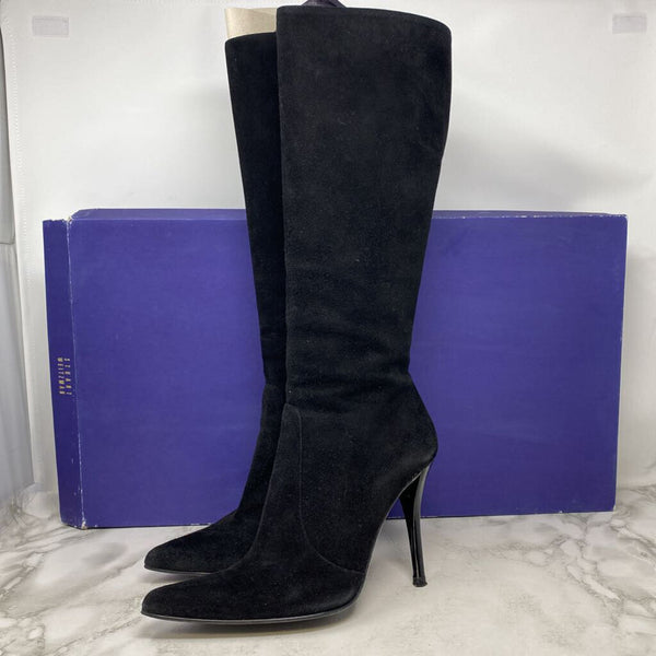 STUART WEITZMAN WOMEN'S BOOTS black 7.5