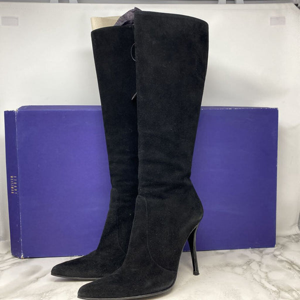 STUART WEITZMAN WOMEN'S BOOTS black 7.5