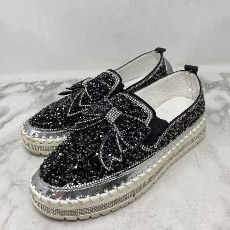 WOMEN'S SNEAKERS black silver 42