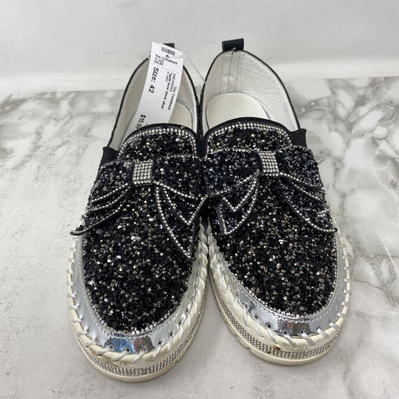 WOMEN'S SNEAKERS black silver 42