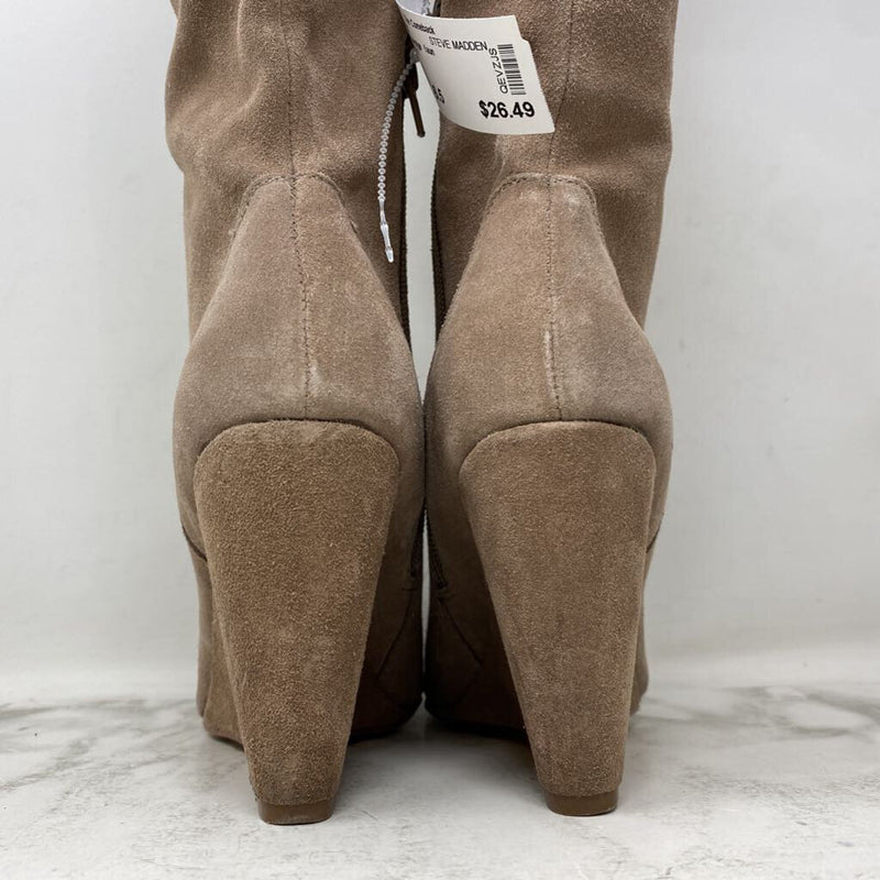 STEVE MADDEN WOMEN'S BOOTS faun 6.5