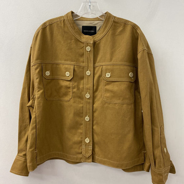 Banana Republic WOMEN'S BLOUSE/SHIRT tan LP