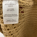 GABBY ISABELLA WOMEN'S SWEATER tan L/XL