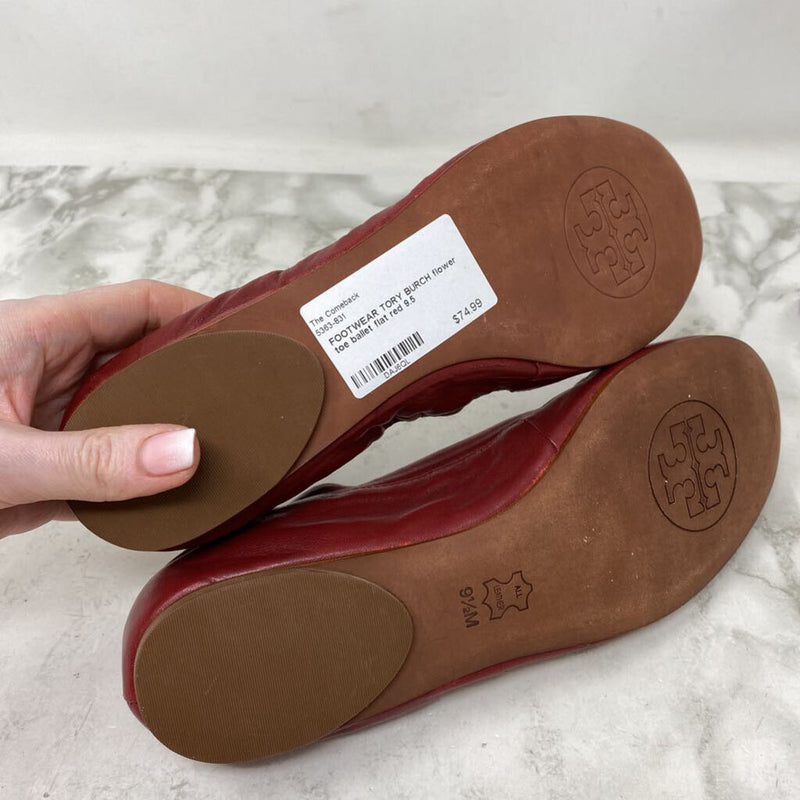 TORY BURCH WOMEN'S FOOTWEAR red 9.5