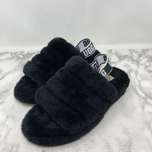 UGG WOMEN'S FOOTWEAR black white mix 9